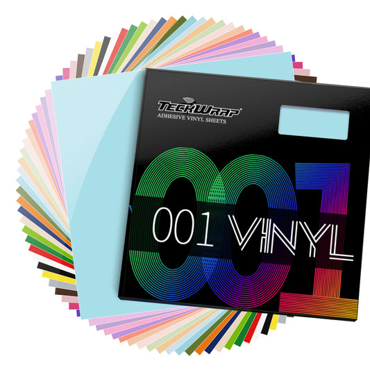 Vinyl  001G Pack of 27 Glossy Sheets